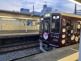 蛍池駅から宝塚駅の乗車記録(乗りつぶし)写真