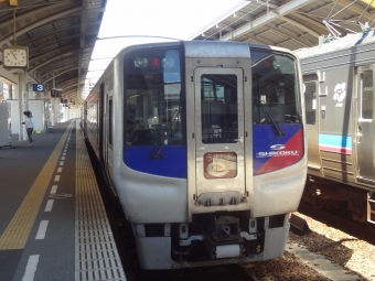 高松駅から徳島駅の乗車記録(乗りつぶし)写真