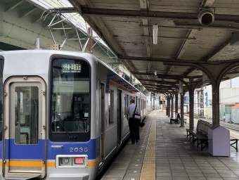 岸里玉出駅から汐見橋駅の乗車記録(乗りつぶし)写真
