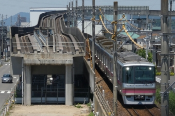 小牧原駅から平安通駅の乗車記録(乗りつぶし)写真