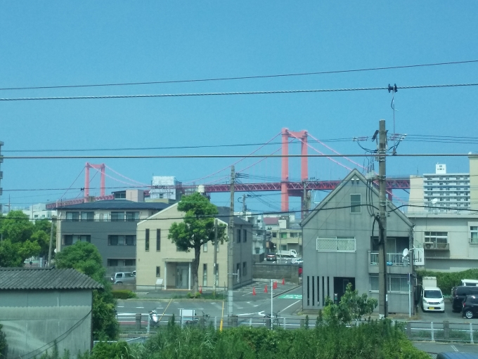 鉄道乗車記録の写真:車窓・風景(4)        「若戸大橋」