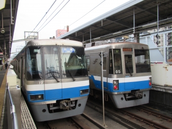 西新駅から姪浜駅の乗車記録(乗りつぶし)写真