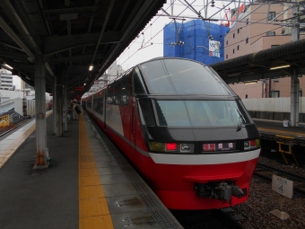 名鉄岐阜駅から名鉄名古屋駅の乗車記録(乗りつぶし)写真