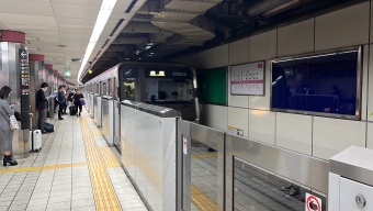 難波駅から日本橋駅の乗車記録(乗りつぶし)写真