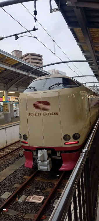 熱海駅から高松駅の乗車記録(乗りつぶし)写真