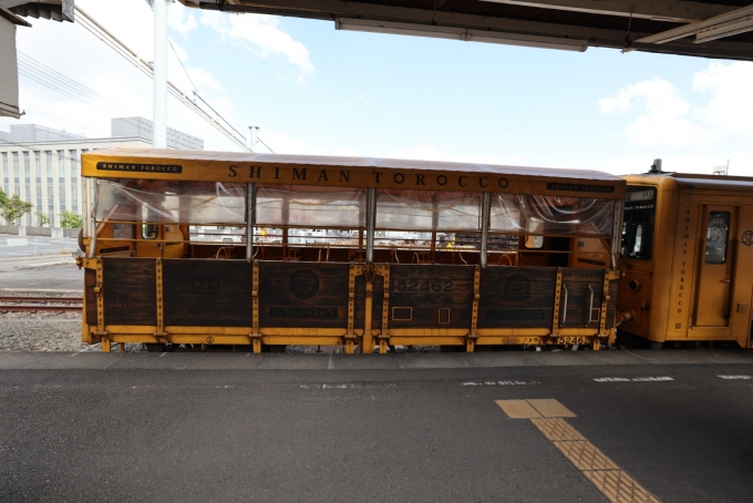 鉄道乗車記録の写真:乗車した列車(外観)(4)        「トロッコ車両は、江川崎-土佐大正間で乗車できる。」