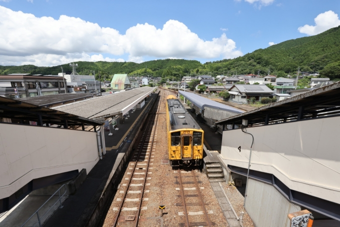 鉄道乗車記録の写真:乗車した列車(外観)(1)          「しまんトロッコ１号　宇和島行」