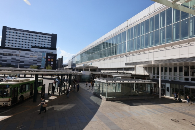 鉄道乗車記録の写真:駅舎・駅施設、様子(13)        「ＪＲ富山駅は、新幹線が通って一新。」