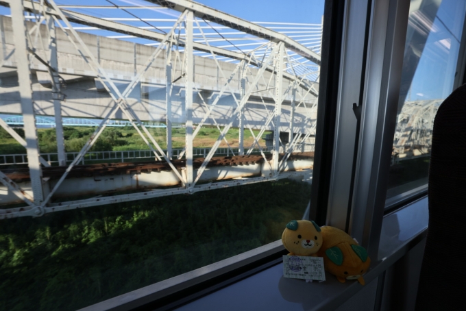 鉄道乗車記録の写真:車窓・風景(6)        「神通川を渡る。」