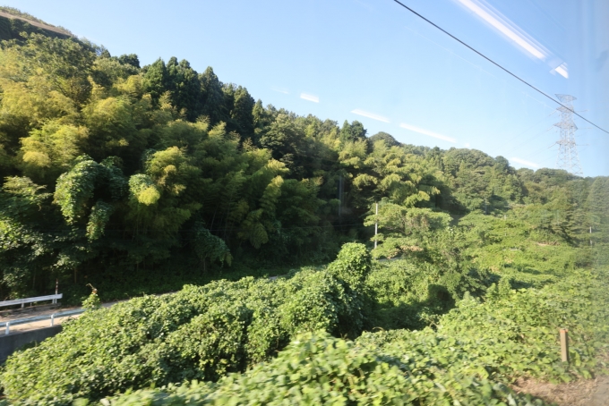 鉄道乗車記録の写真:車窓・風景(10)     「難所、倶利伽羅峠へ。」