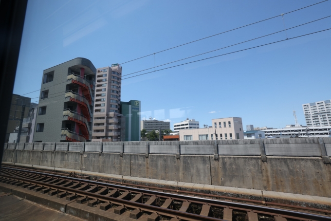 鉄道乗車記録の写真:車窓・風景(20)     「福井市内は、高架。」
