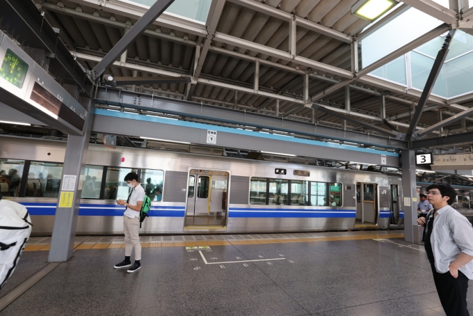 鉄道乗車記録の写真:乗車した列車(外観)(21)     「福井駅に到着。」