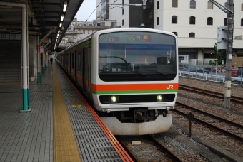 八王子駅から横川駅の乗車記録(乗りつぶし)写真