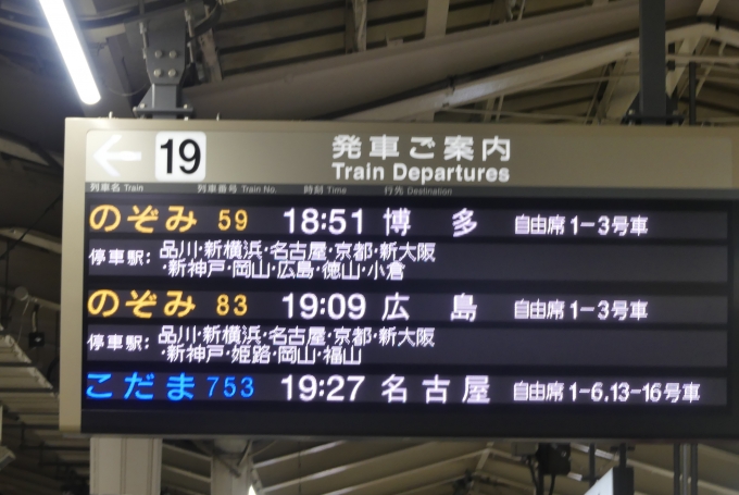 鉄道乗車記録の写真:駅舎・駅施設、様子(5)        「帰りの新幹線です」