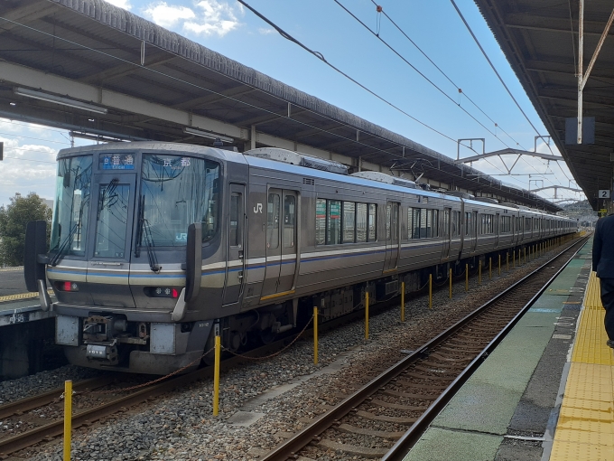 鉄道乗車記録の写真:乗車した列車(外観)(7)        「3422Mは近江今津到着後折り返し普通京都行き1819Mとなる。」