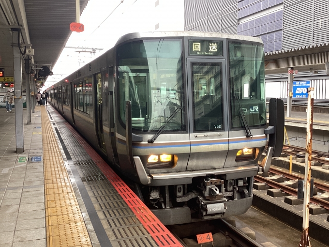 鉄道乗車記録の写真:乗車した列車(外観)(1)          「姫路到着後は東側の留置線に引き上げた。」