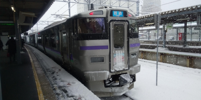 鉄道乗車記録の写真:乗車した列車(外観)(1)     「函館ライナー」