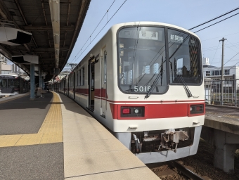 三田駅から有馬口駅の乗車記録(乗りつぶし)写真
