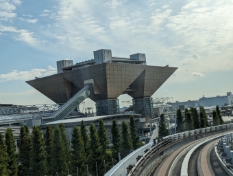 豊洲駅から東京ビッグサイト駅の乗車記録(乗りつぶし)写真