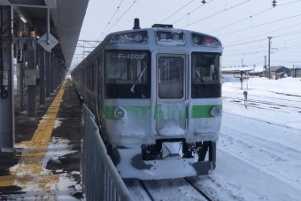 岩見沢駅から厚別駅:鉄道乗車記録の写真