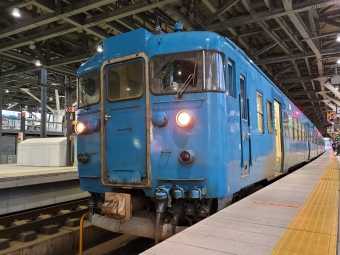 富山駅から黒部駅の乗車記録(乗りつぶし)写真