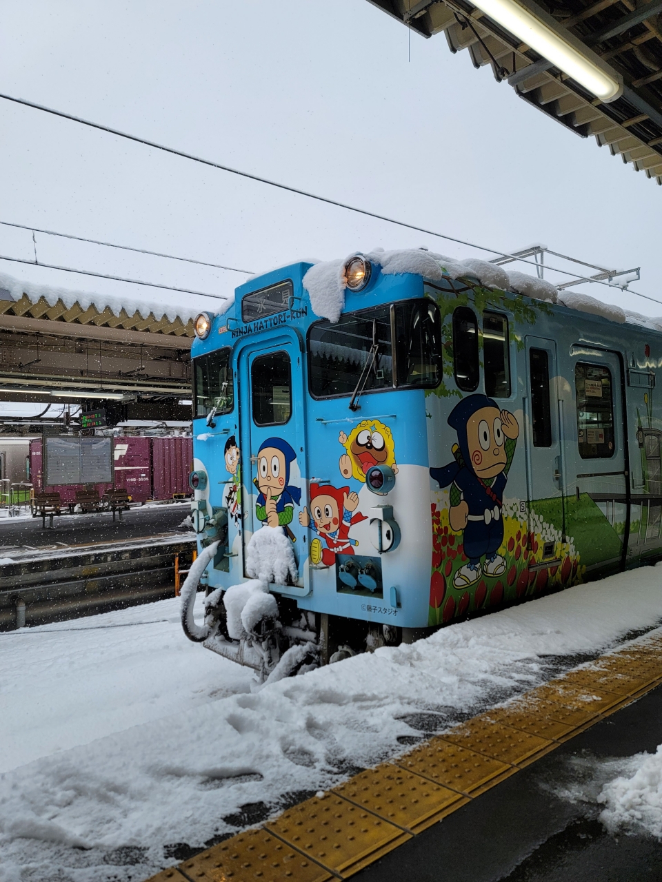 鉄道乗車記録「高岡駅から氷見駅」乗車した列車(外観)の写真(1) by ひのくに 撮影日時:2022年02月23日