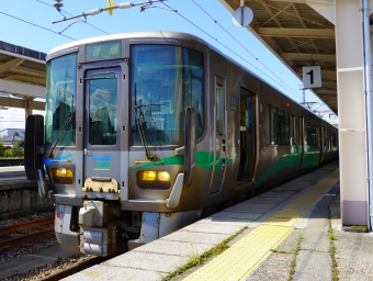 富山駅から滑川駅の乗車記録(乗りつぶし)写真