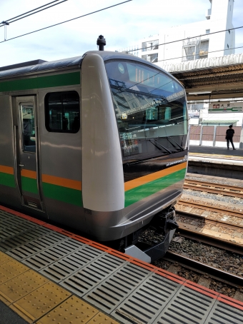 大宮駅から池袋駅の乗車記録(乗りつぶし)写真