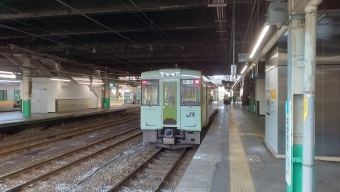 長岡駅から戸狩野沢温泉駅の乗車記録(乗りつぶし)写真