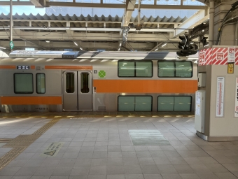 八王子駅から西国分寺駅の乗車記録(乗りつぶし)写真