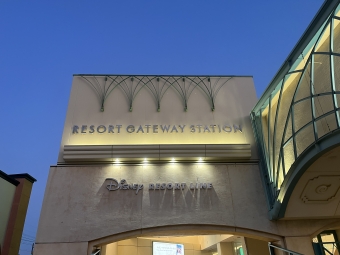 リゾートゲートウェイ・ステーション駅からリゾートゲートウェイ・ステーション駅:鉄道乗車記録の写真