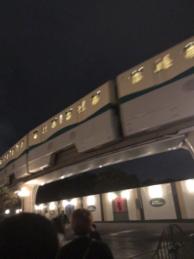 鉄道乗車記録の写真:列車・車両の様子(未乗車)(2)        「リゾートゲートウェイ・ステーション駅を発車した後と思われるリゾートライナー(おそらく)10系。」