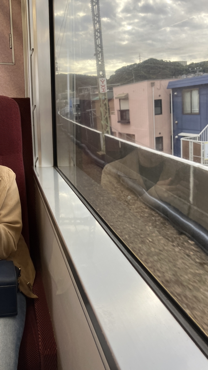 鉄道乗車記録の写真:車窓・風景(2)        「京急久里浜駅到着前に撮影した。」