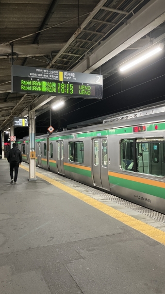 前橋駅から井野駅:鉄道乗車記録の写真