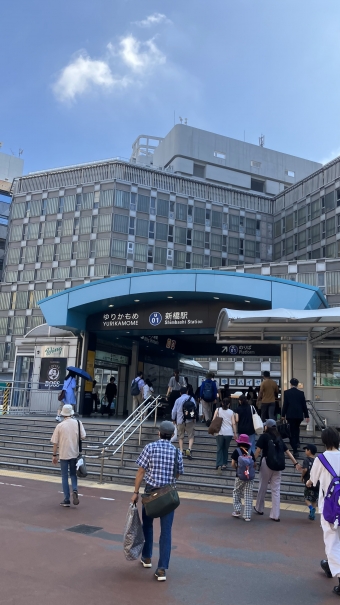 新橋駅から東京ビッグサイト駅の乗車記録(乗りつぶし)写真