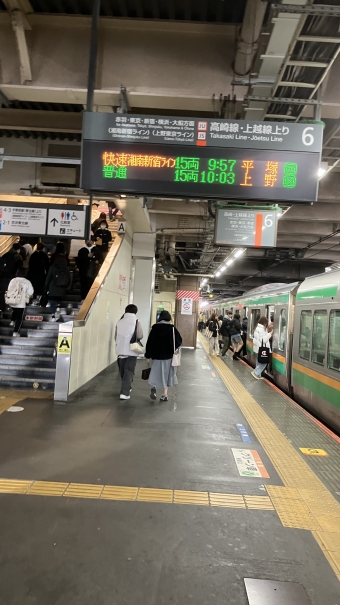 北本駅から大宮駅の乗車記録(乗りつぶし)写真