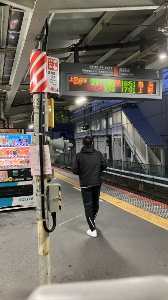 籠原駅から熊谷駅:鉄道乗車記録の写真