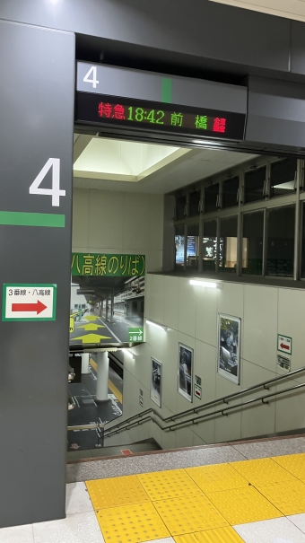 高崎駅から高崎問屋町駅の乗車記録(乗りつぶし)写真