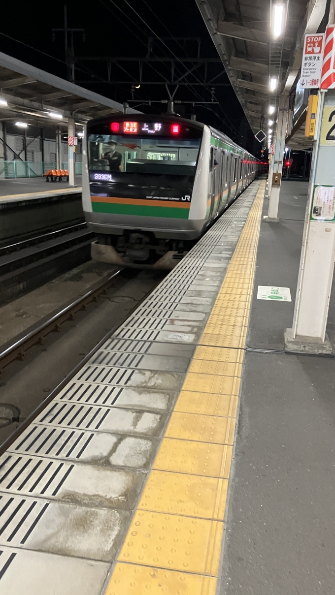 鉄道乗車記録の写真:列車・車両の様子(未乗車)(3)        「快速アーバン上野行きが発車するときに撮影した。
なお、この列車は前橋駅始発で高崎線へ直通する最後の列車になっている。この列車の後に東京方面へ行く場合には高崎駅での乗り換えが必要になる。」