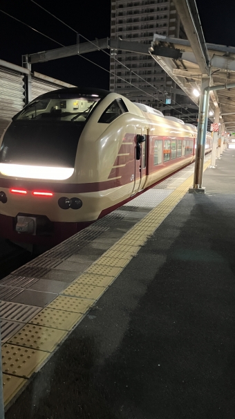 前橋駅から伊勢崎駅の乗車記録(乗りつぶし)写真