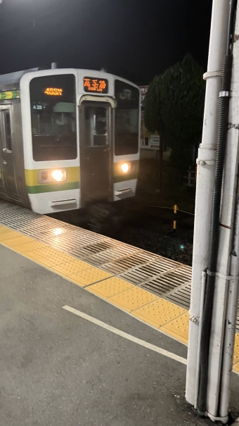 足利駅から桐生駅の乗車記録(乗りつぶし)写真