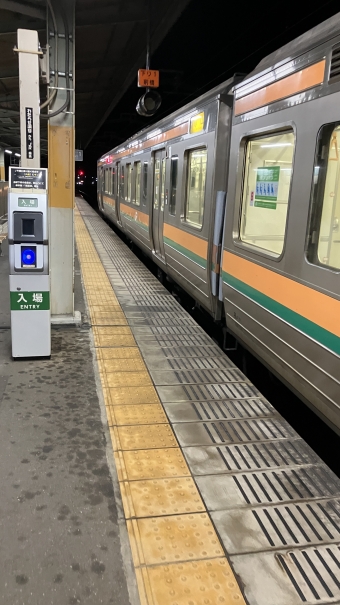 桐生駅から足利駅の乗車記録(乗りつぶし)写真