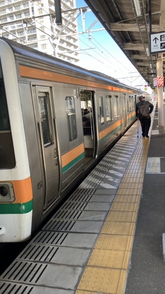 前橋駅から井野駅の乗車記録(乗りつぶし)写真