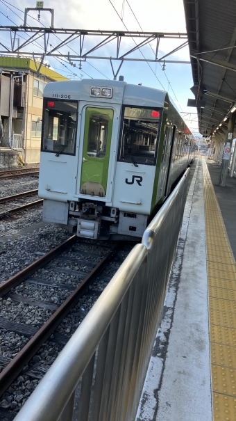 高崎駅から児玉駅の乗車記録(乗りつぶし)写真