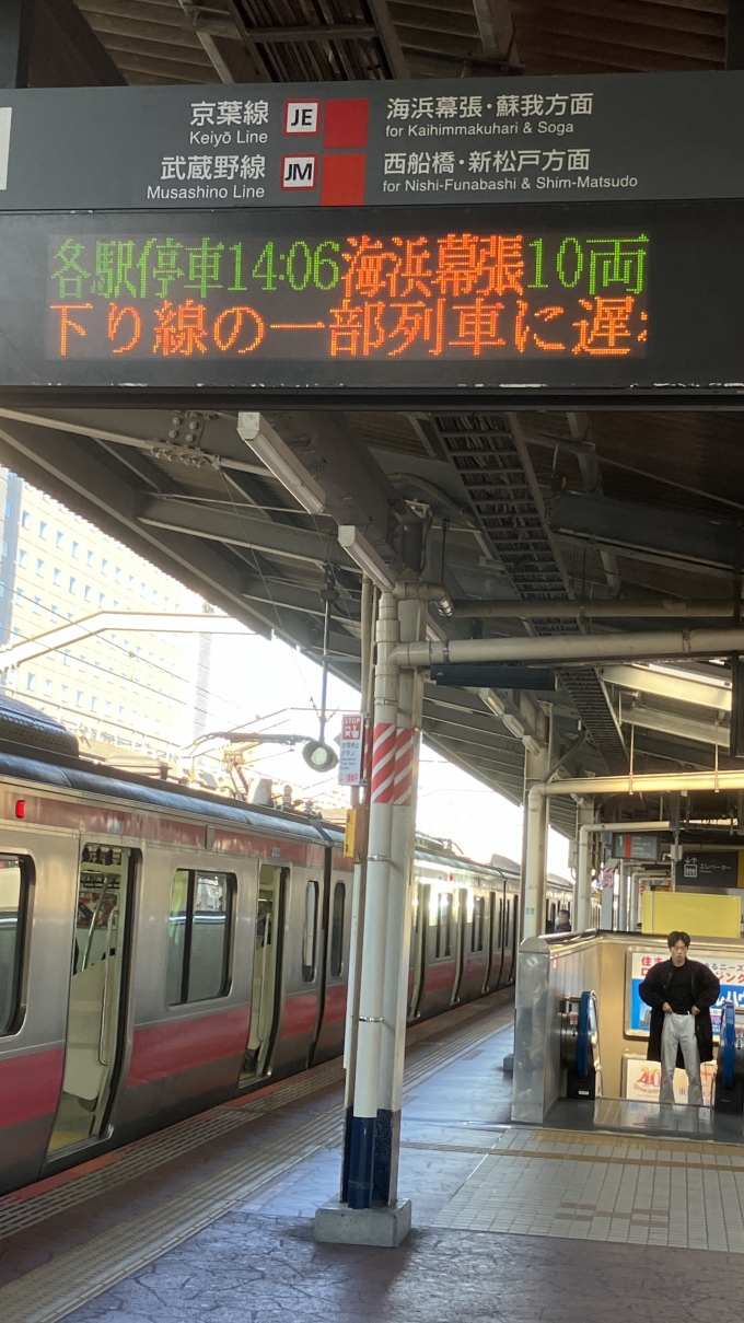 JR 京葉・武蔵野線 主要駅所要時間案内板 - その他