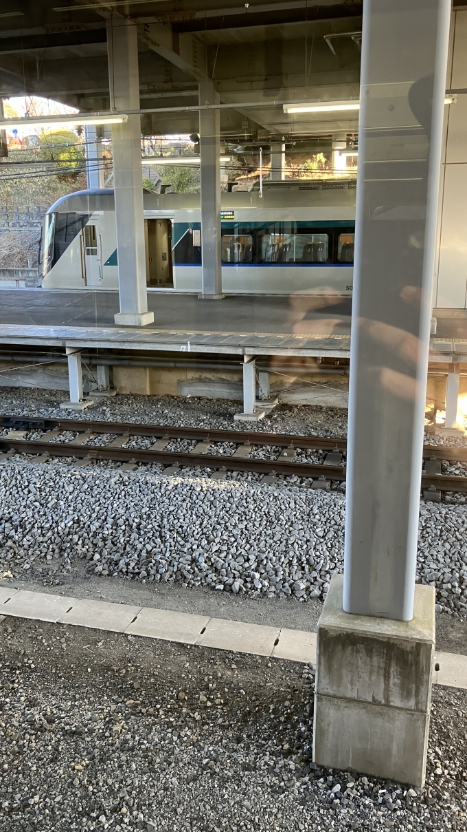 鉄道乗車記録の写真:列車・車両の様子(未乗車)(3)        「佐野駅に停車しているときに撮影した。
東武線の佐野駅に特急リバティりょうもう12号浅草行きと思われる列車が停車していた。
東武佐野線を通る特急列車は1日1往復しかないため貴重な機会だと感じた。」