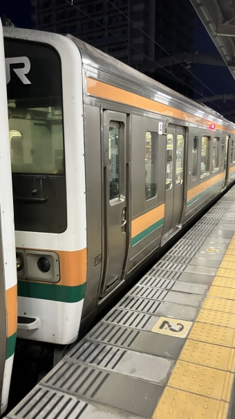 前橋駅から国定駅の乗車記録(乗りつぶし)写真