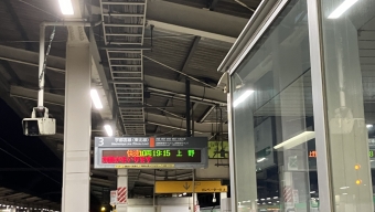 古河駅から久喜駅の乗車記録(乗りつぶし)写真