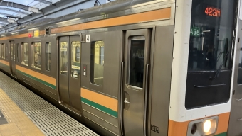 栃木駅から小山駅の乗車記録(乗りつぶし)写真
