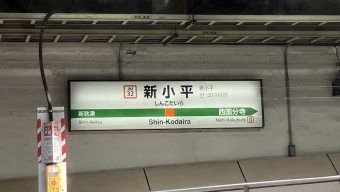 新小平駅から南浦和駅の乗車記録(乗りつぶし)写真